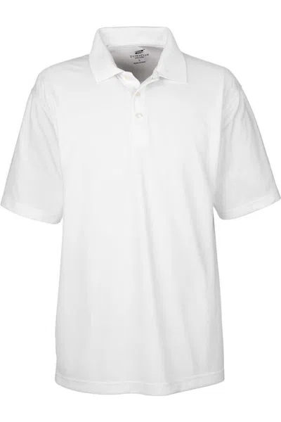 Ultraclub Cool & Dry Stain-release Performance Polo In White