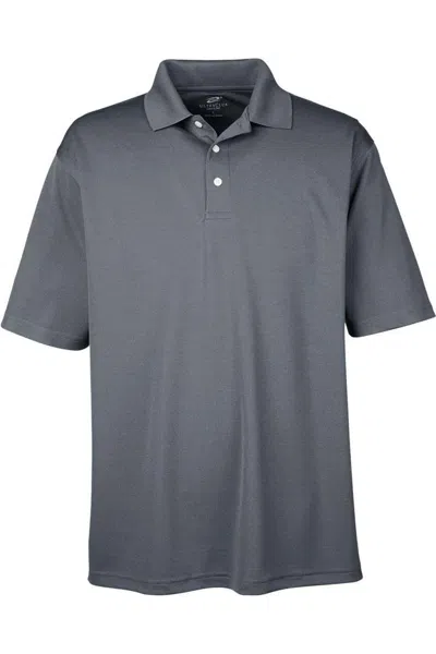 Ultraclub Cool & Dry Stain-release Performance Polo In Grey