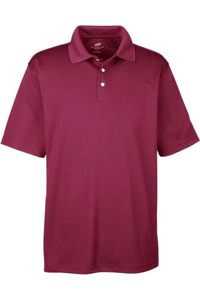 Ultraclub Cool & Dry Stain-release Performance Polo In Pink