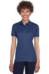 Ultraclub Women's Cool & Dry Mesh Piqupolo In Blue