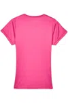 Ultraclub Women's Cool & Dry Sport Performance Interlock T-shirt In Pink