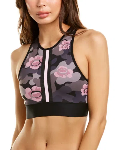 Ultracor Altitude Flower Camo Crop Top In Pink