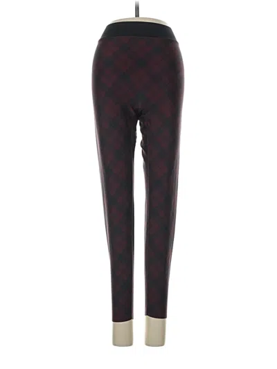 Pre-owned Ultracor Leggings In Burgundy