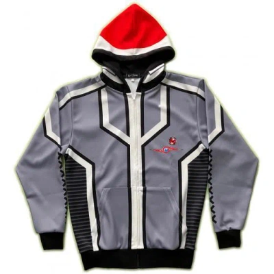 Pre-owned Ultraman Ultra Guard Special Combat Uniform Zip Hoodie Japan Limited In Gray