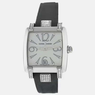 Pre-owned Ulysse Nardin Caprice 133-91 Automatic White Stainless Steel Women's Wristwatch 33mm