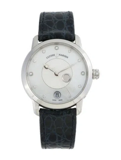 Pre-owned Ulysse Nardin Classico Luna Watch In Multicolor