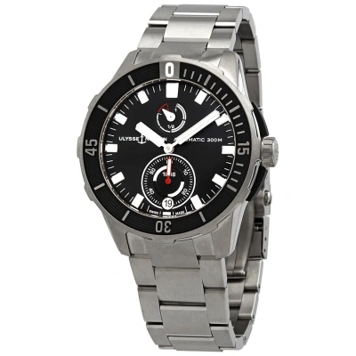 Ulysse Nardin Diver Chronometer Automatic Black Dial Men's Watch 1183-170-7m/92 In Metallic