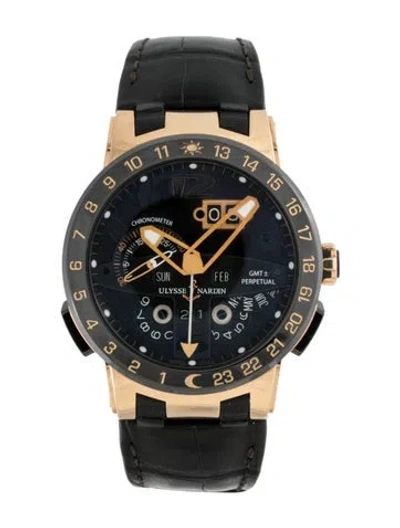 Pre-owned Ulysse Nardin El Toro Gmt Perpetual Watch In Multi
