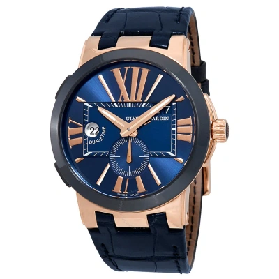 Ulysse Nardin Executive Dual Time Automatic Blue Dial Men's Watch 246-00/43