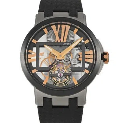 Pre-owned Ulysse Nardin Executive Skeleton Tourbillon Watch In Multi