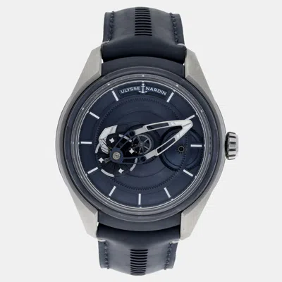 Pre-owned Ulysse Nardin Freak X 2303-270/03 Automatic Blue Titanium Pvd Coated Men's Wristwatch 43 Mm