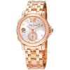 ULYSSE NARDIN ULYSSE NARDIN GMT DUAL TIME MOTHER OF PEARL DIAL 18KT POLISHED ROSE GOLD AUTOMATIC LADIES WATCH 246-