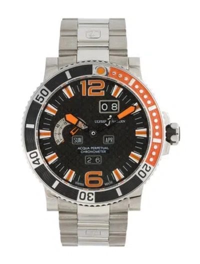 Pre-owned Ulysse Nardin Marine Aqua Watch, 45mm In Multi