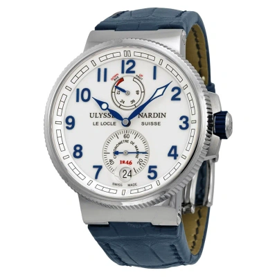 Ulysse Nardin Marine Automatic Chronometer Men's Watch 1183-126-60 In Blue