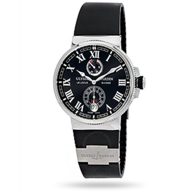 Ulysse Nardin Marine Chronometer Automatic Men's Watch 1183-126-3-42 In Black