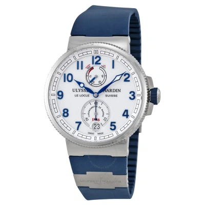 Ulysse Nardin Marine Chronometer Automatic Men's Watch 1183-126-3-60 In Blue