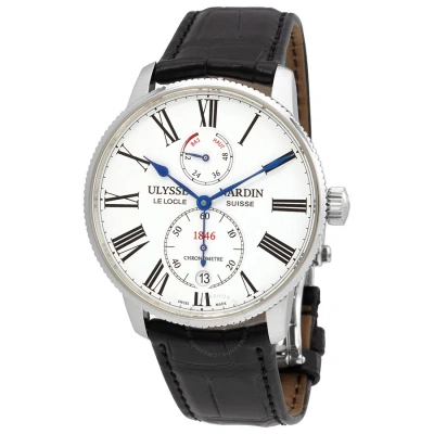 Ulysse Nardin Marine Chronometer Automatic Men's Watch 1183-310/40 In Black