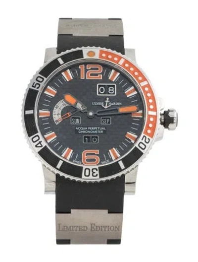 Pre-owned Ulysse Nardin Marine Perpetual Limited Edition Watch In Multi