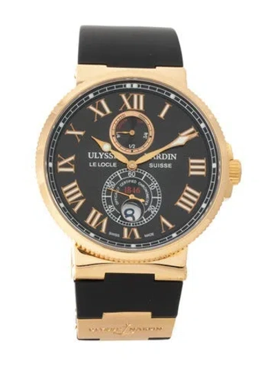 Pre-owned Ulysse Nardin Maxi Marine Chronometer Watch In Multi