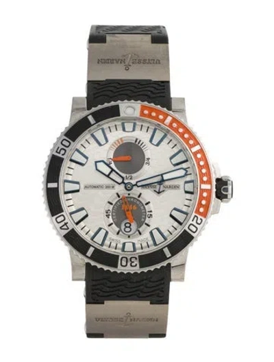 Pre-owned Ulysse Nardin Maxi Marine Diver Watch, 45mm In Multi