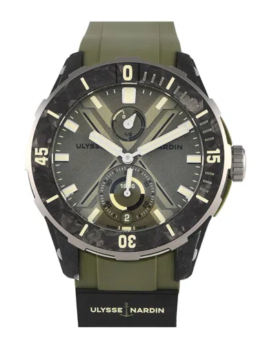 Ulysse Nardin Men's Diver Net Ops Watch, Circa 2024 (authentic ) In Green