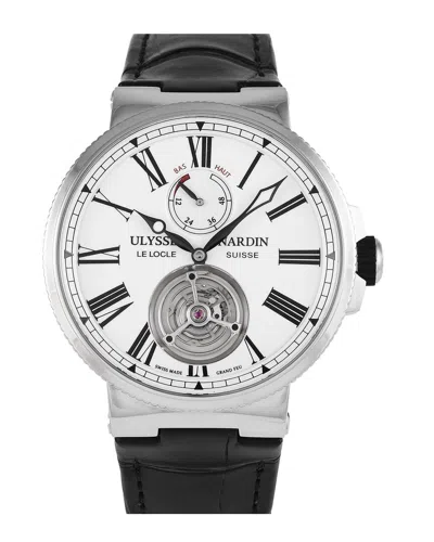 Ulysse Nardin Men's Marine Watch (authentic ) In Black