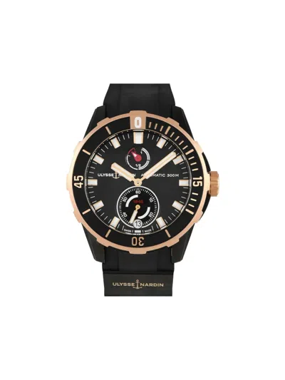 Pre-owned Ulysse Nardin  Diver Chronometer 45mm In Black