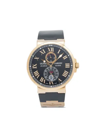 Pre-owned Ulysse Nardin  Maxi Marine 43mm In Black