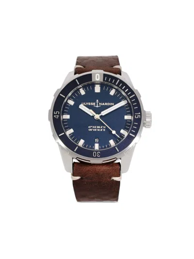Pre-owned Ulysse Nardin 45mm In Blue