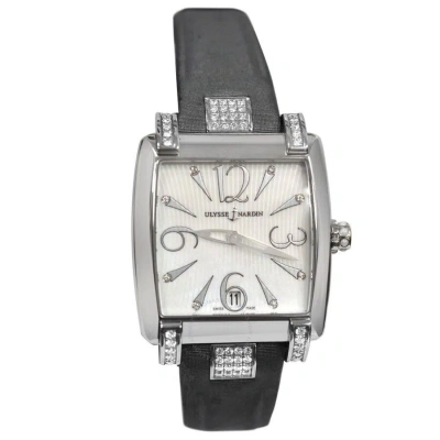 Ulysse Nardin Caprice Automatic White Dial Ladies Watch 133-91c/691 In Black