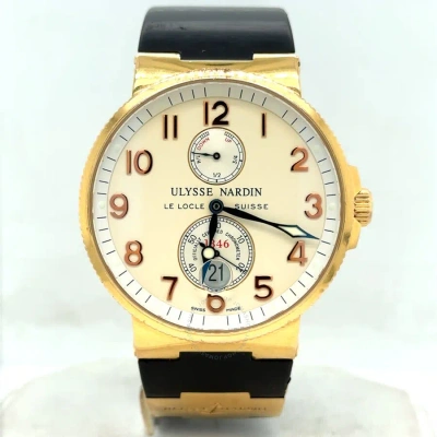 Ulysse Nardin Maxi Marine Automatic Chronometer Men's Watch 266-66-3 In Gold