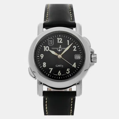 Pre-owned Ulysse Nardin San Marco Gmt 36 Mm In Black