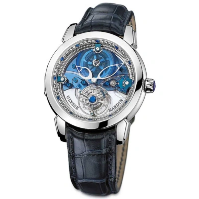 Ulysse Nardin Royal Blue Tourbillon Limited Edition Platinum Men's Watch 799-80