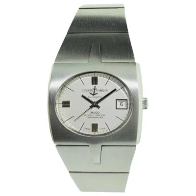Pre-owned Ulysse Nardin Stainless Steel Sports Automatic Watch, Circa 1970s In Multi