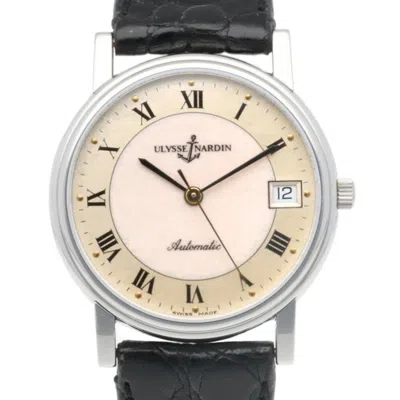 Pre-owned Ulysse Nardin Stainless Steel Wristwatch () In Silver