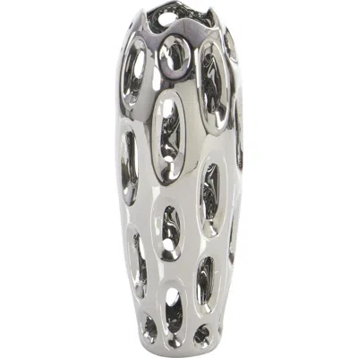 Uma Dolomite Vase In Silver