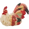 Uma Farmhouse Ceramic Hen Statue In Multi