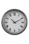 Uma Grey Wall Clock In Gray