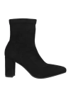 Uma Parker Woman Ankle Boots Black Size 8 Textile Fibers In Black