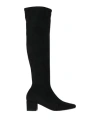 Uma Parker Woman Boot Black Size 8 Textile Fibers In Black