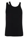 Uma | Raquel Blay Cut-out Detail Tank Top In Black