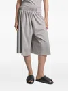 Uma | Raquel Blay Elastic-waistband Culottes Shorts In Gray