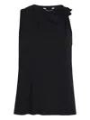 Uma | Raquel Blay Knot-detail Top In Black