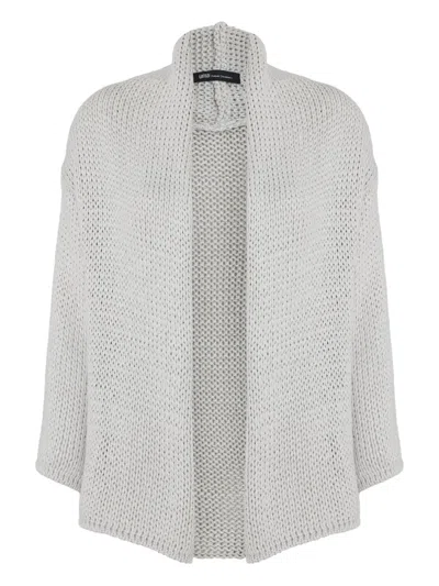 Uma | Raquel Blay Offener Cardigan In Gray