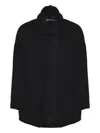 Uma | Raquel Blay Open-front Cardigan In Black