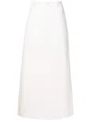 Uma Raquel Davidowicz A-line Straight-cut Skirt In White