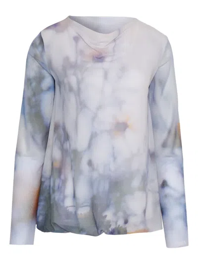 Uma Raquel Davidowicz Abstract-print Long-sleeve T-shirt In White