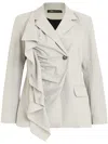 Uma Raquel Davidowicz Asymmetric Blazer In Grey