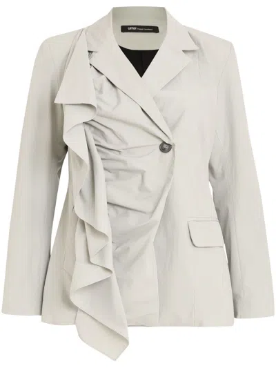 Uma Raquel Davidowicz Asymmetric Blazer In Grey