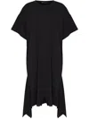 Uma Raquel Davidowicz Asymmetric Midi Dress In Black